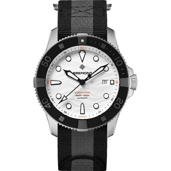 Bremont Supermarine 500 Polar White 43mm Nato Strap Watch