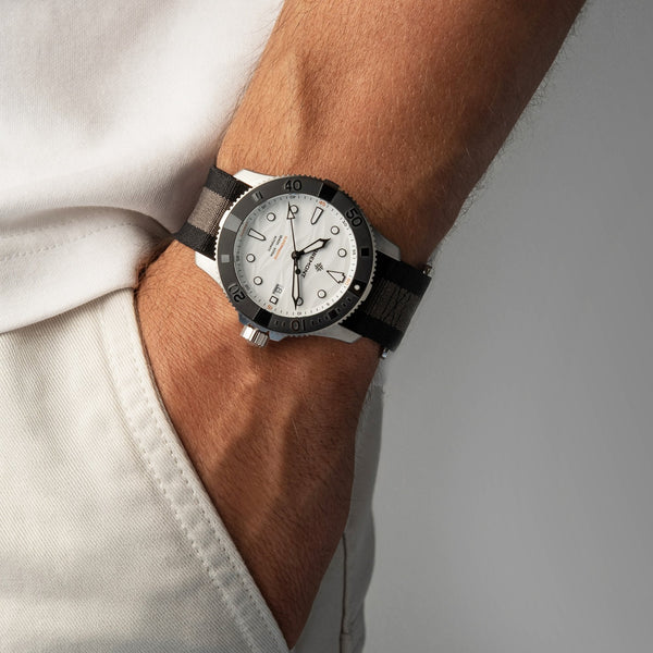 Bremont Supermarine 500 Polar White 43mm Nato Strap Watch