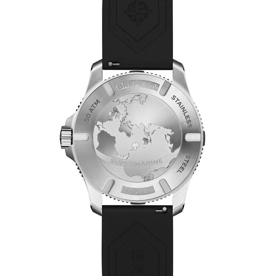 Bremont Supermarine 500 Polar White 43mm Silicone Strap Watch