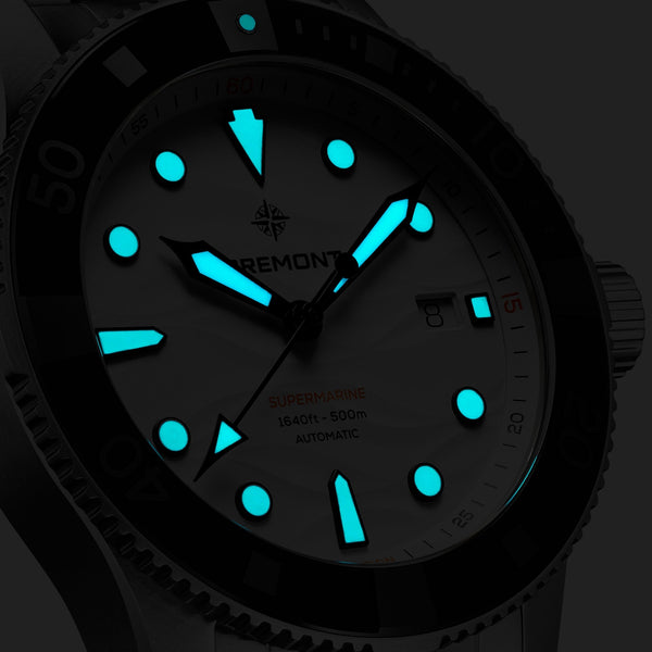 Bremont Supermarine 500 Polar White 43mm Silicone Strap Watch