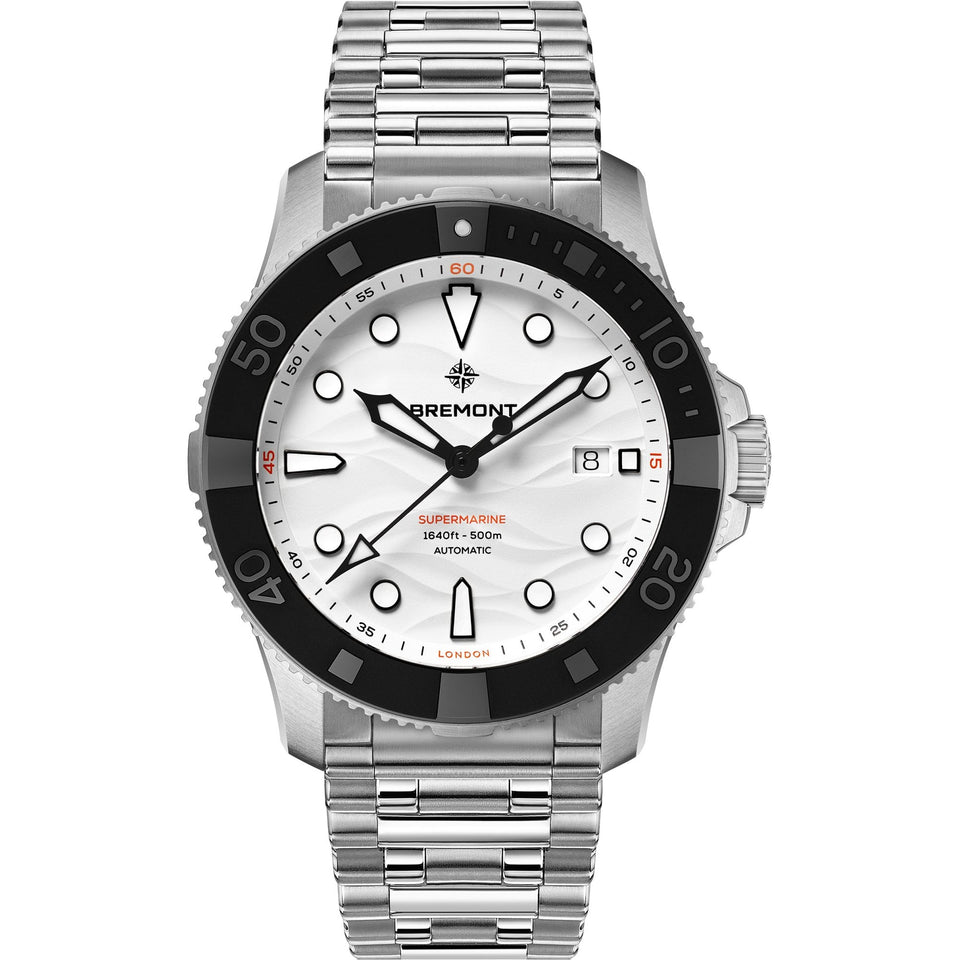Bremont Supermarine 500 Polar White Bracelet Watch