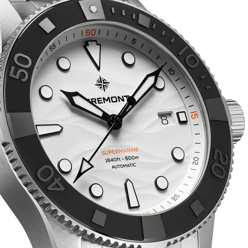 Bremont Supermarine 500 Polar White Bracelet Watch