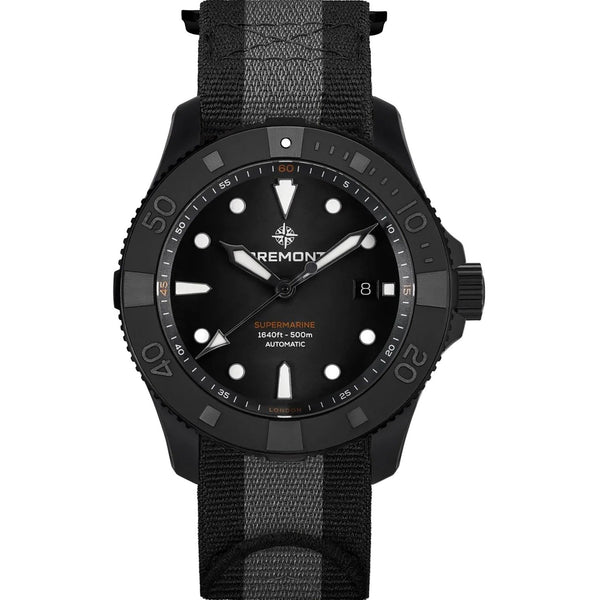 Bremont Supermarine Full Ceramic Tactical Black 43mm Strap Watch