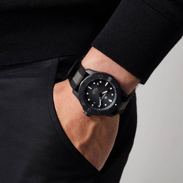 Bremont Supermarine Full Ceramic Tactical Black 43mm Strap Watch