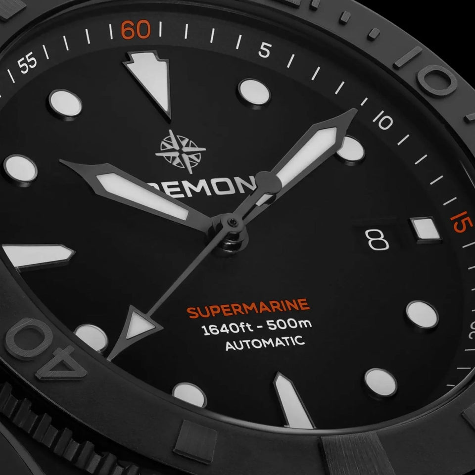 Bremont Supermarine Full Ceramic Tactical Black 43mm Strap Watch