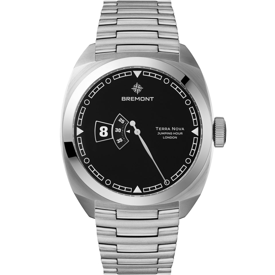 Bremont Terra Nova 40.5 Jumping Hour Bracelet Watch