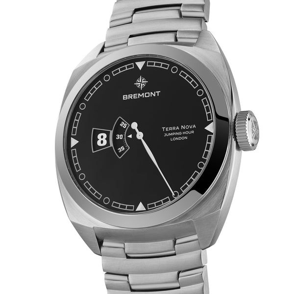 Bremont Terra Nova 40.5 Jumping Hour Bracelet Watch
