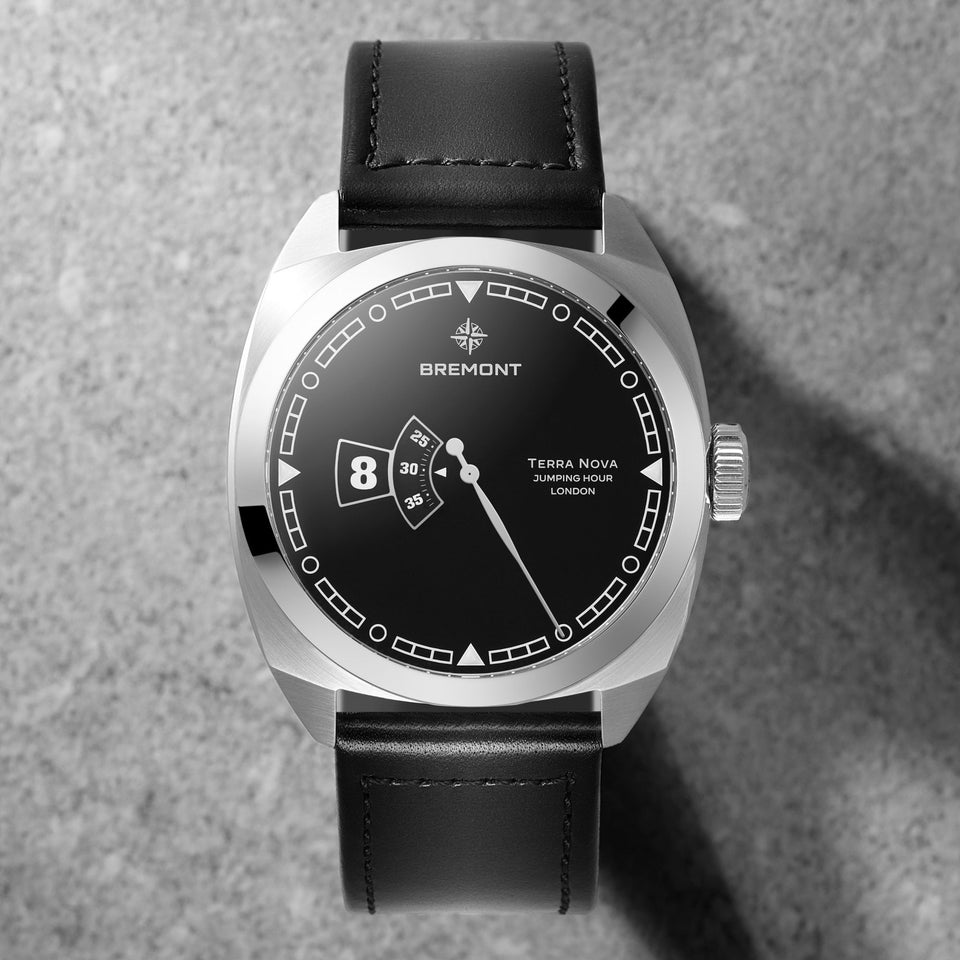 Bremont Terra Nova 40.5 Jumping Hour Strap Watch
