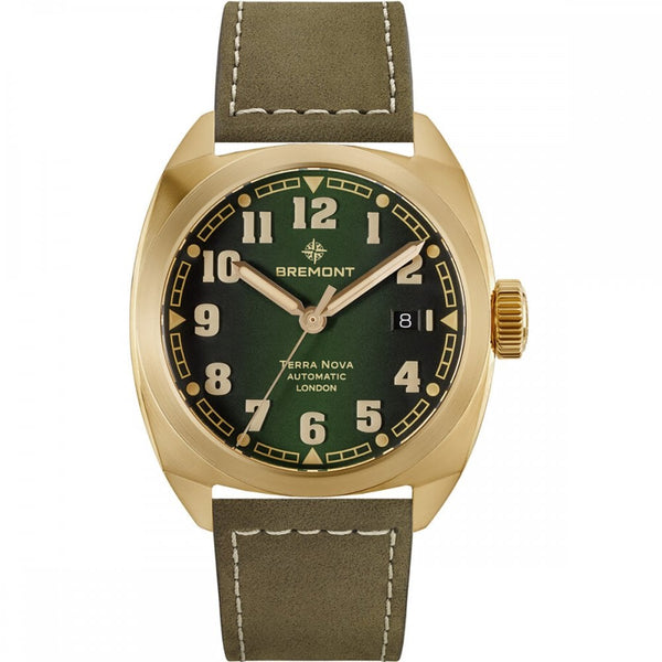 Bremont Terra Nova Green Dial 40.5mm Bronze Watch