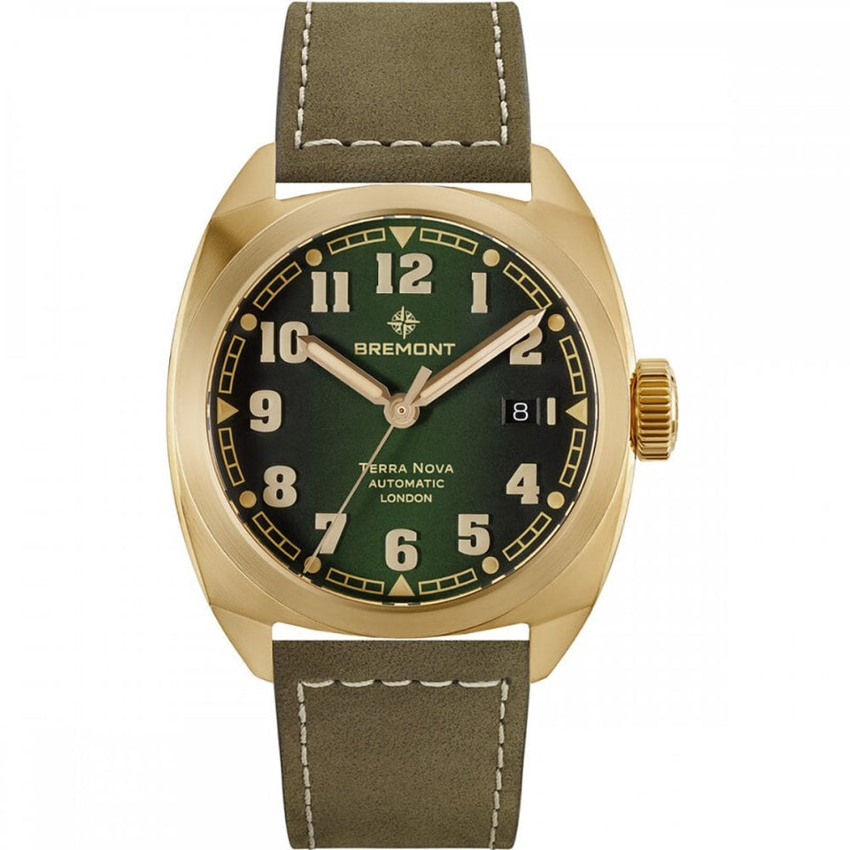 Bremont Terra Nova Green Dial 40.5mm Bronze Watch