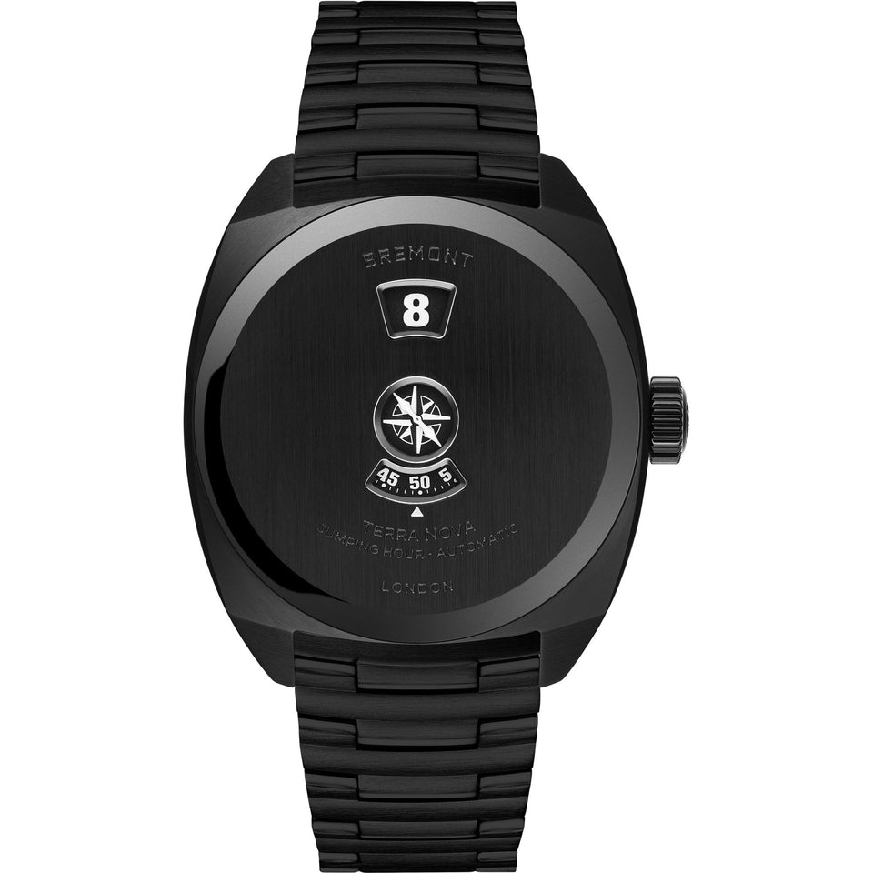 Bremont Terra Nova Jumping Hour Stealth 38mm Black Watch