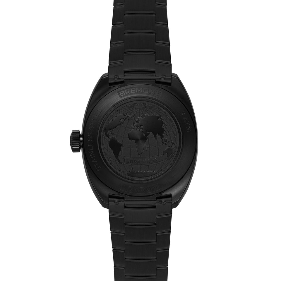 Bremont Terra Nova Jumping Hour Stealth 38mm Black Watch