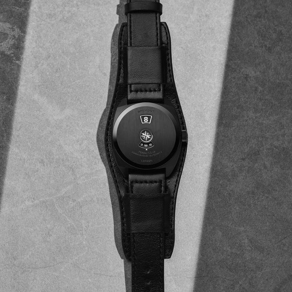 Bremont Terra Nova Jumping Hour Stealth 38mm Bund Strap Watch