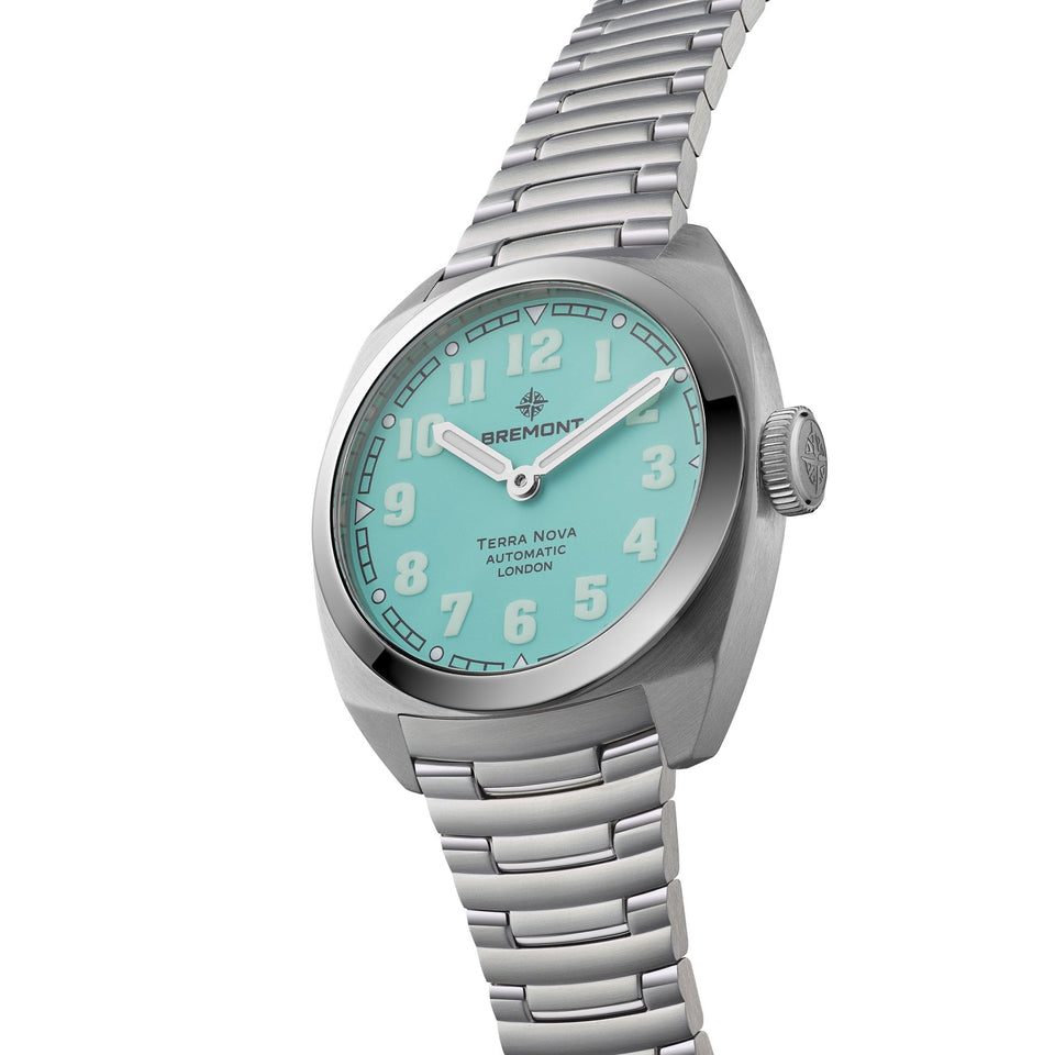 Bremont Limited Edition Turquoise Terra Nova 38mm Automatic Watch