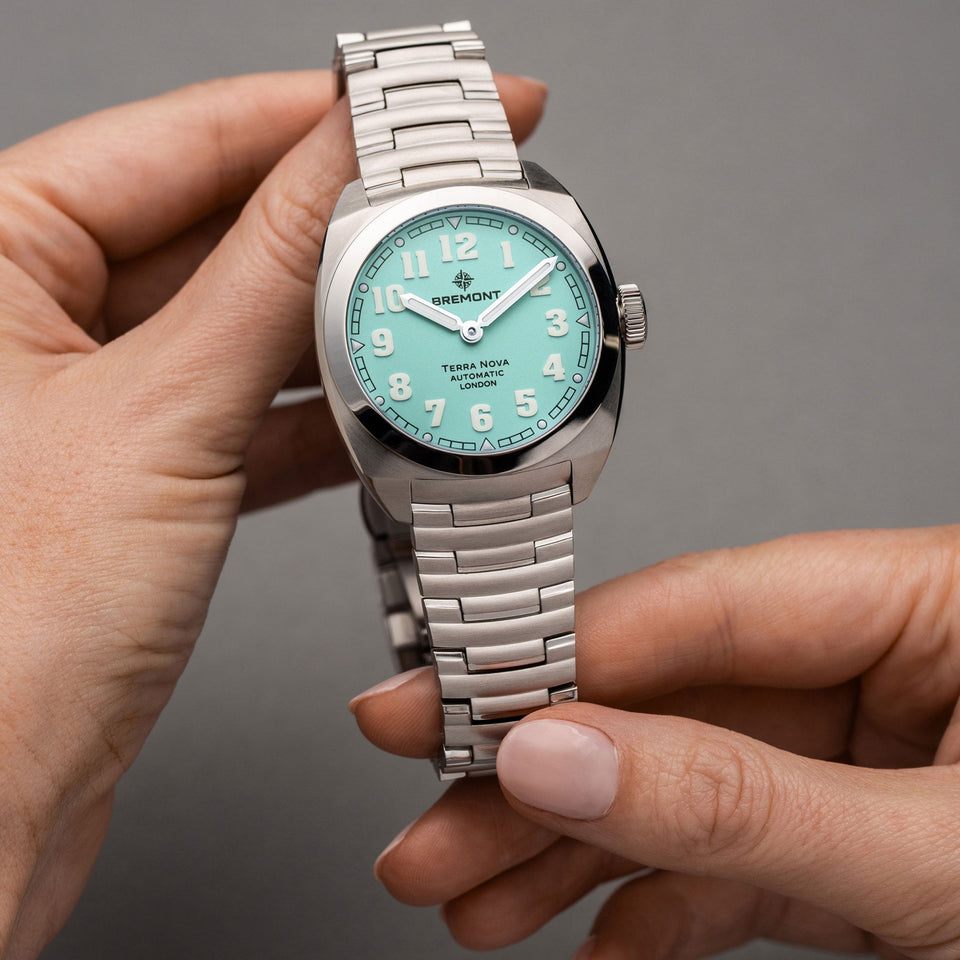 Bremont Limited Edition Turquoise Terra Nova 38mm Automatic Watch