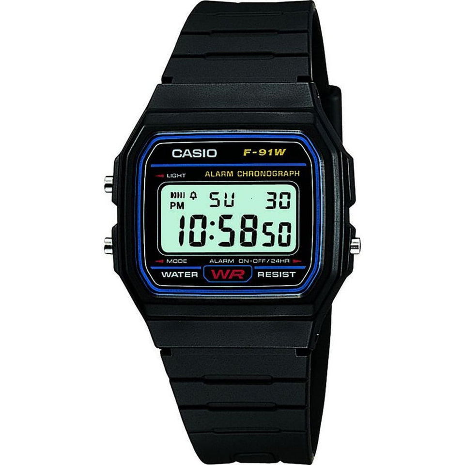 Casio Black Digital Alarm Watch