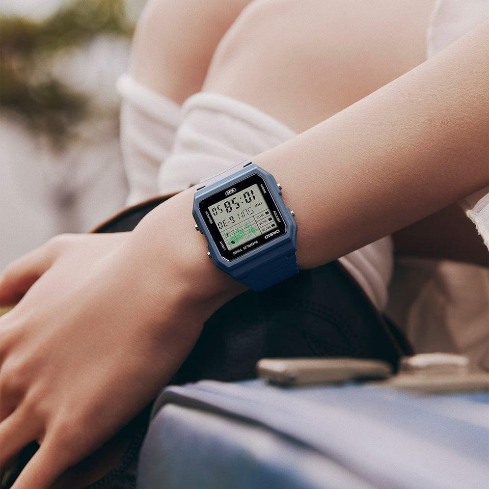 Casio Blue World Time Multifunction Digital Watch