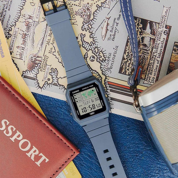 Casio Blue World Time Multifunction Digital Watch