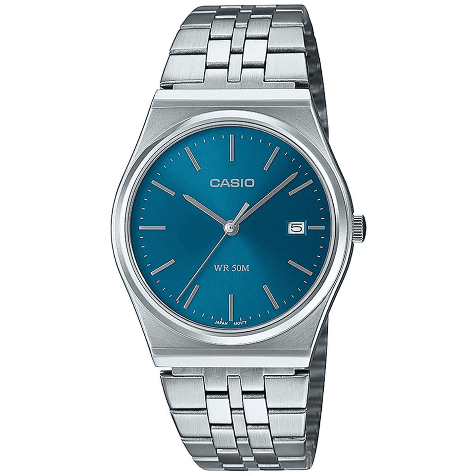 Casio Classic Blue Dial 35mm Quartz Watch