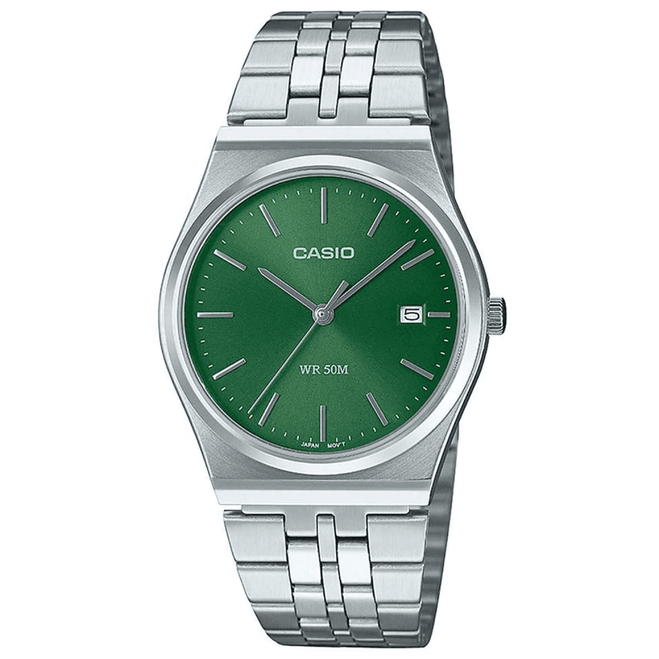 Casio Classic Green Dial 35mm Quartz Watch