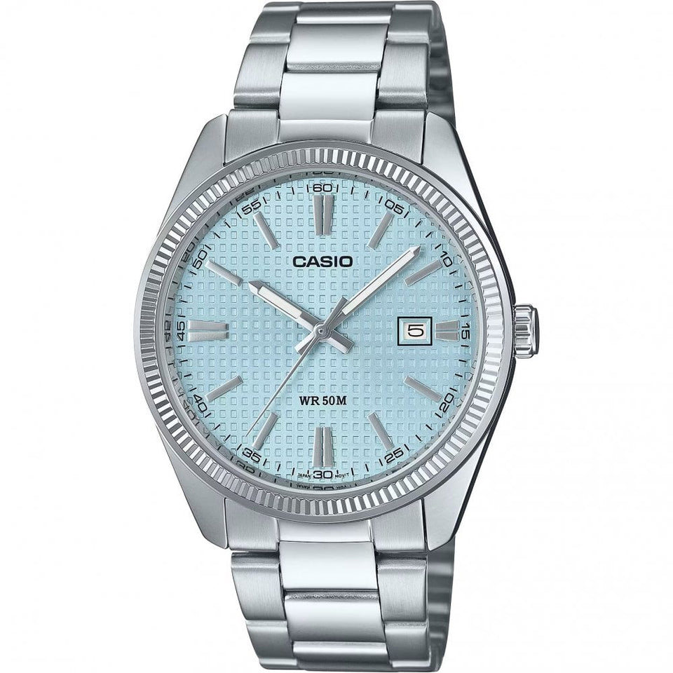 Casio Classic Ice Blue 38.5mm Quartz Watch
