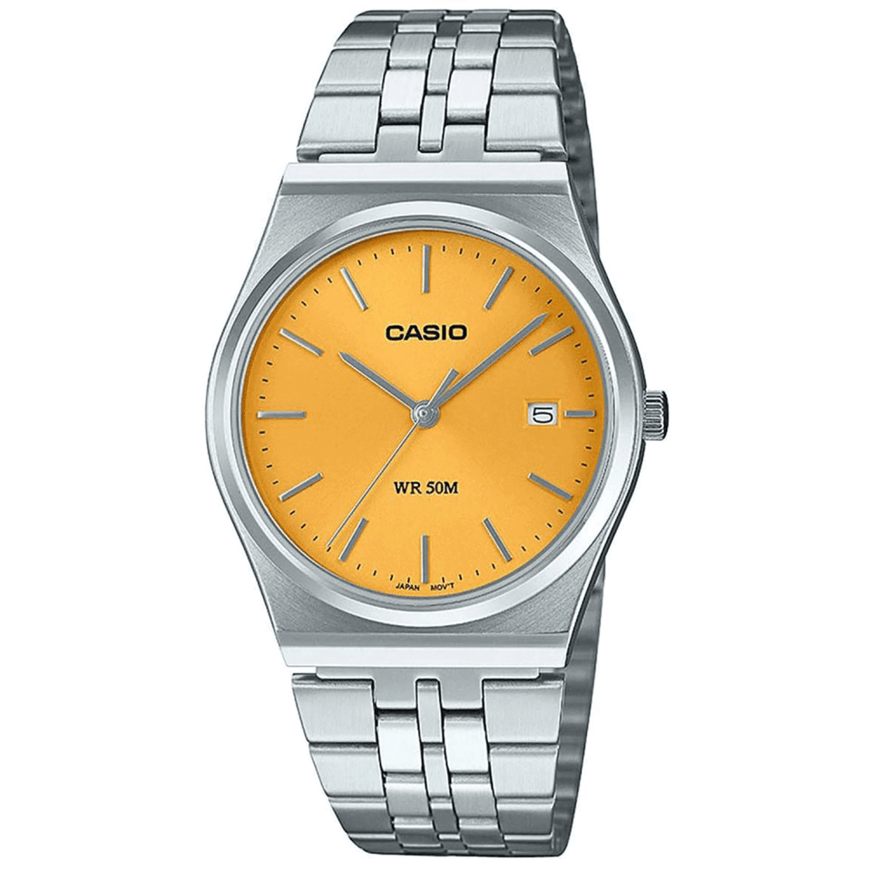 Casio Classic Yellow Dial 35mm Quartz Watch
