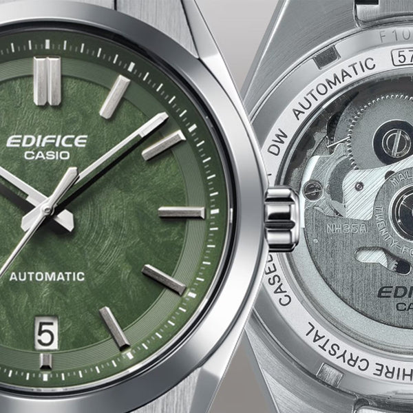 Casio Edifice Men's 39mm Green Electroforming Dial Automatic Watch