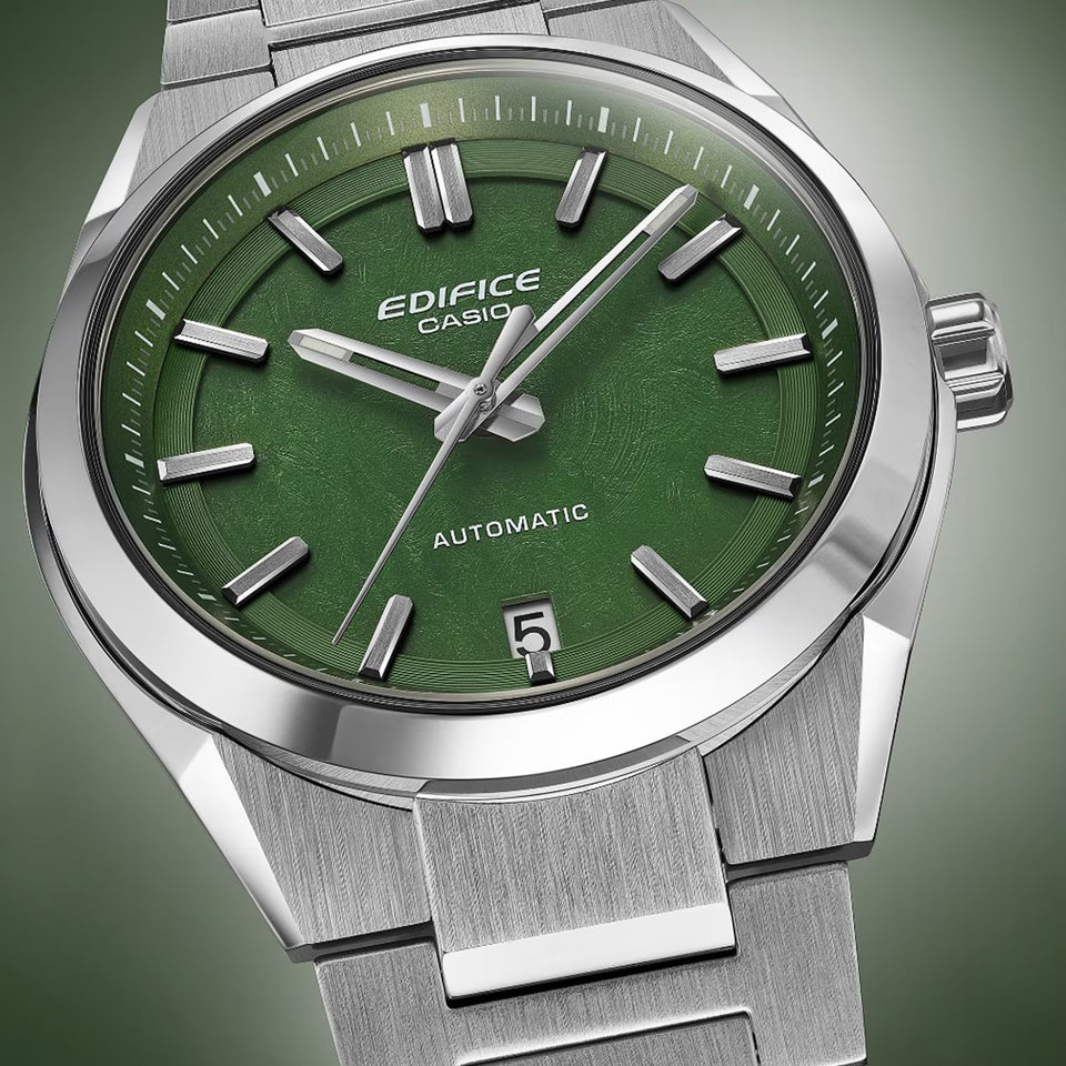 Casio Edifice Men's 39mm Green Electroforming Dial Automatic Watch