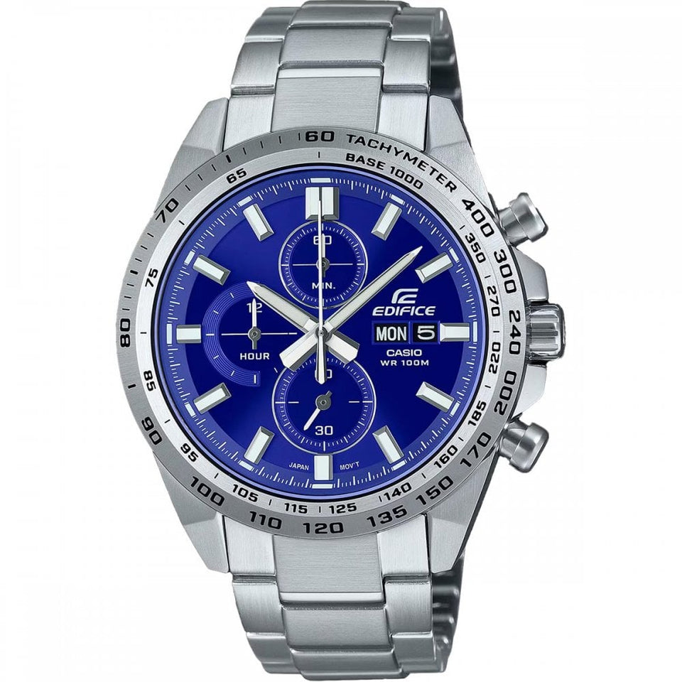 Casio Edifice Men's Blue Dial Chronograph Watch