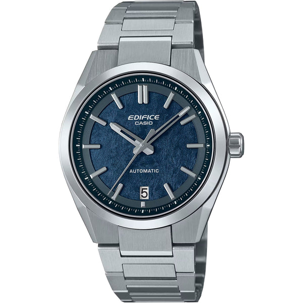 Casio Edifice Men's Blue Electroforming Dial 39mm Automatic Watch