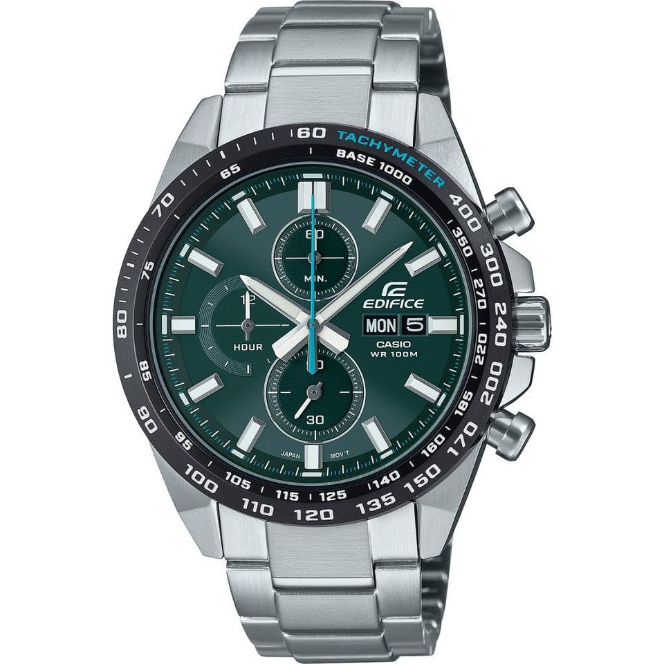 Casio Edifice Men's Green Dial Chronograph Watch