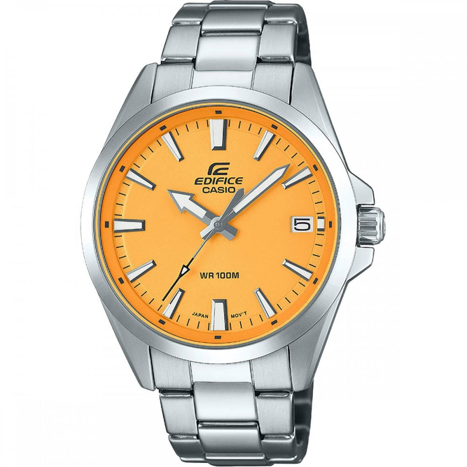 Casio Edifice Men's Yellow Dial 42mm Quartz Watch