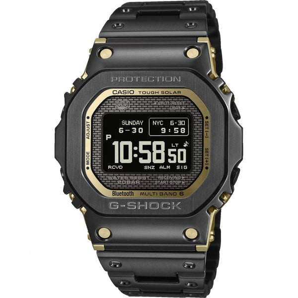 Casio G-Shock 5000 Series FULL METAL Black Steel Bluetooth® Solar Watch