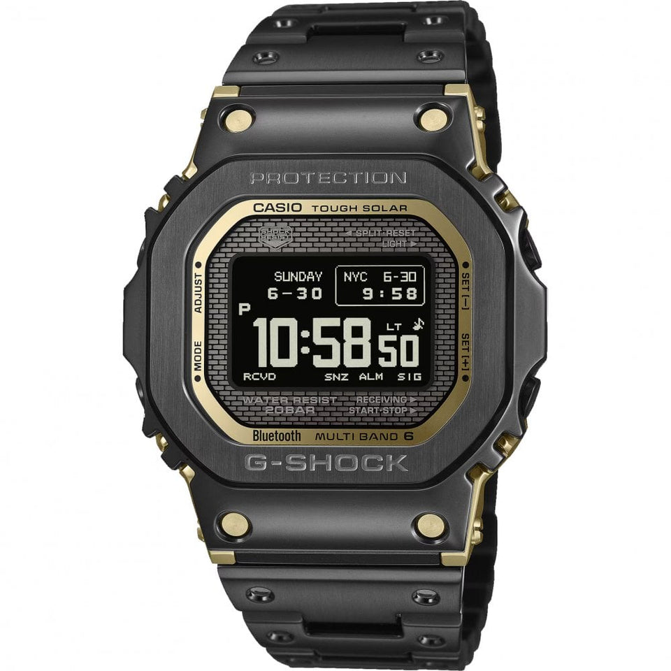 Casio G-Shock 5000 Series FULL METAL Black Steel Bluetooth® Solar Watch