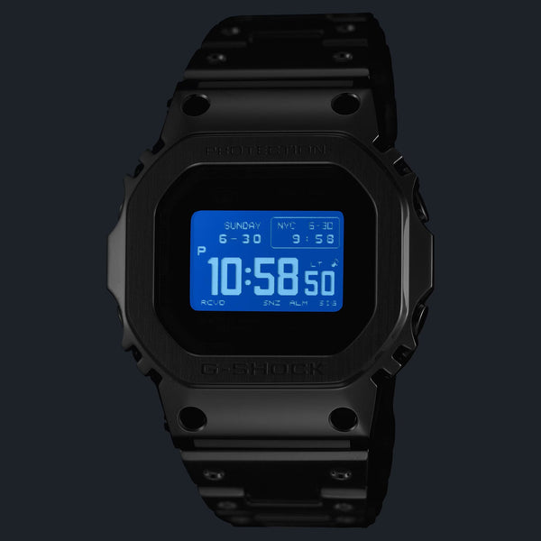 Casio G-Shock 5000 Series FULL METAL Black Steel Bluetooth® Solar Watch