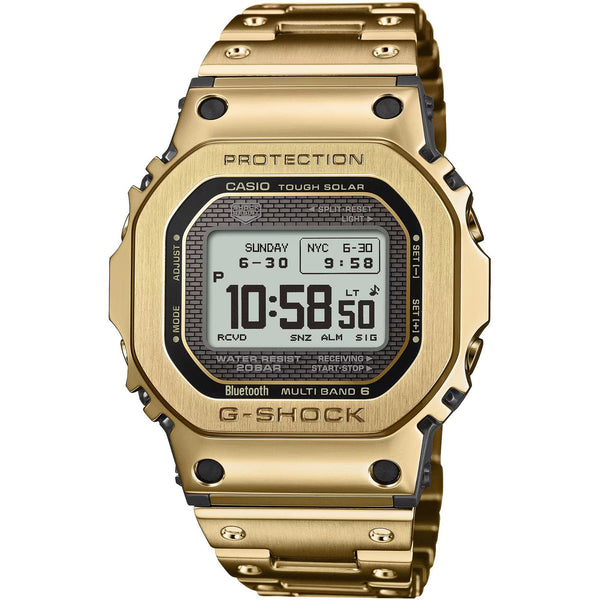 Casio G-Shock 5000 Series FULL METAL Gold Steel Bluetooth® Solar Watch