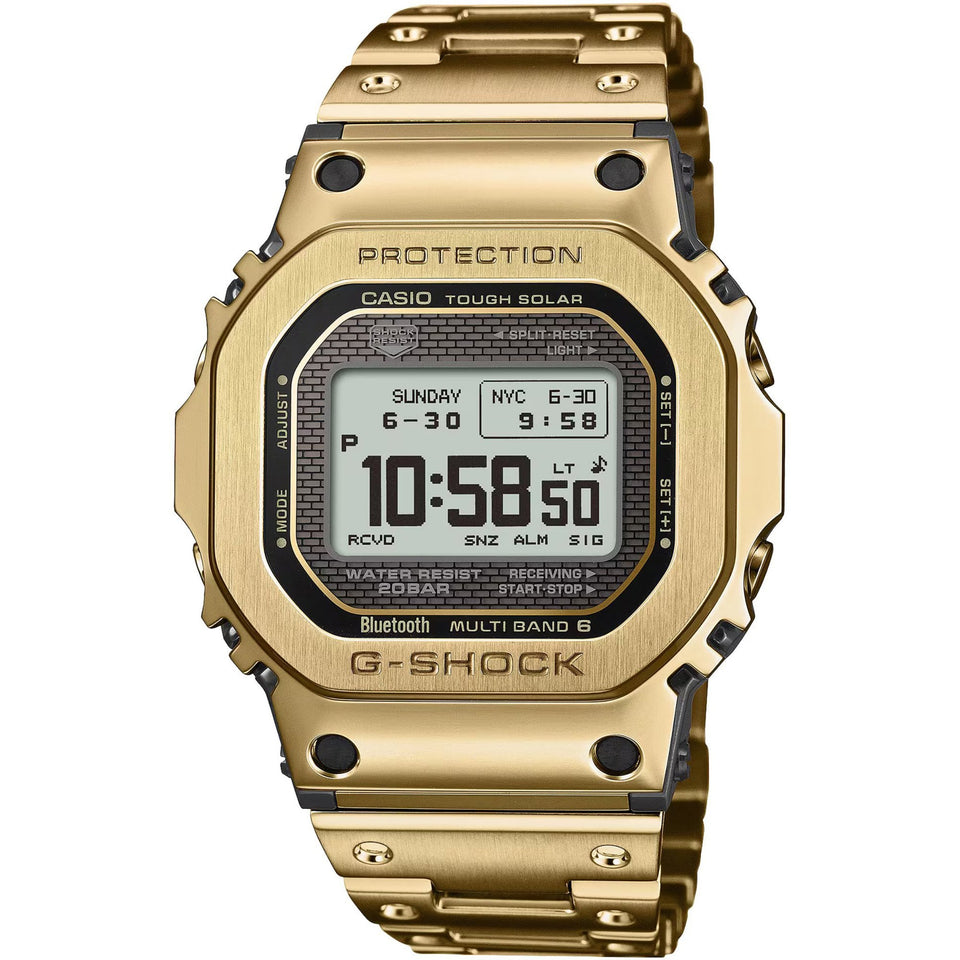 Casio G-Shock 5000 Series FULL METAL Gold Steel Bluetooth® Solar Watch