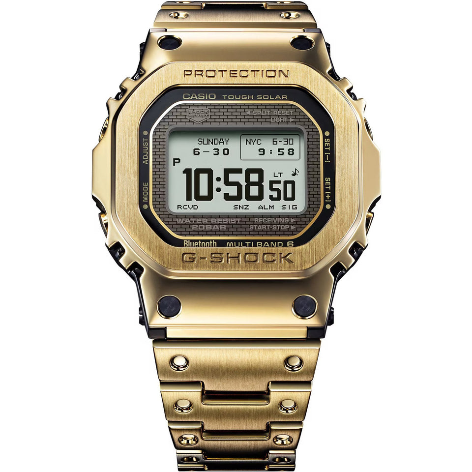 Casio G-Shock 5000 Series FULL METAL Gold Steel Bluetooth® Solar Watch