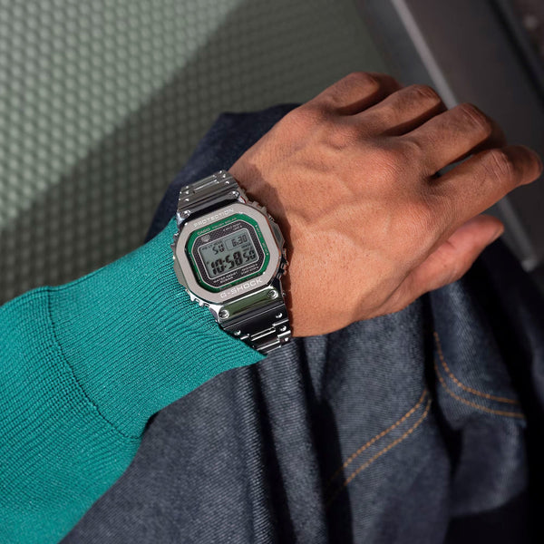 Casio G-Shock 5000 Series Green FULL METAL Bluetooth® Solar Watch