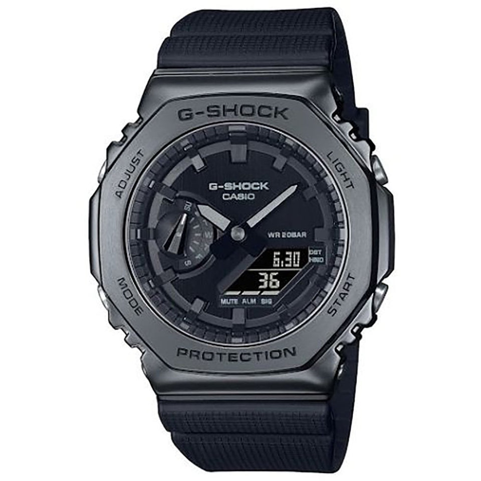 Casio G-Shock All Black Metal 44mm Men's Cover Series Watch