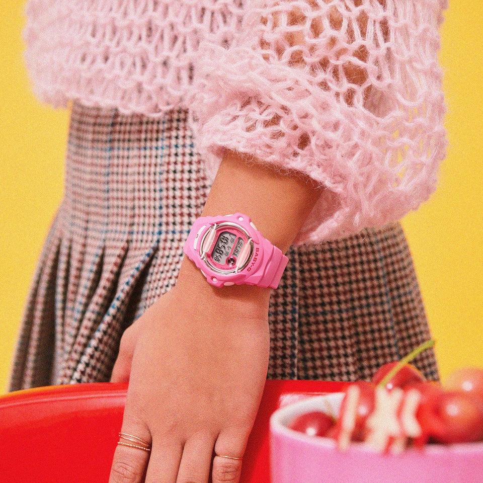 Casio G-Shock Ladies Baby-G 'Cherry On Top' Pink Digital Watch