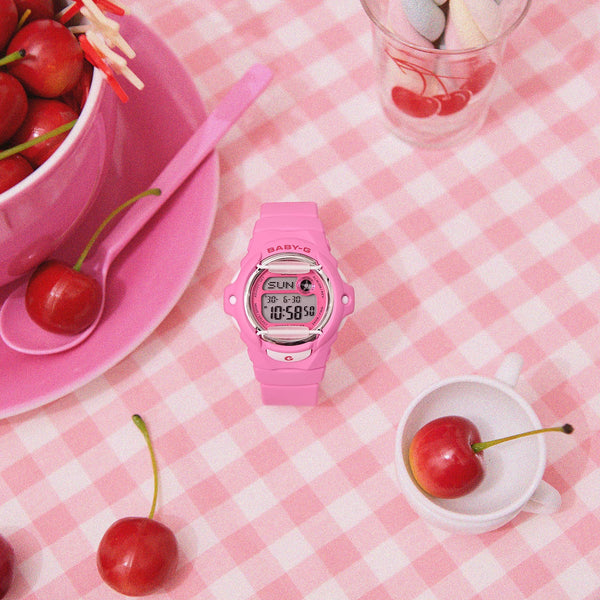 Casio G-Shock Ladies Baby-G 'Cherry On Top' Pink Digital Watch