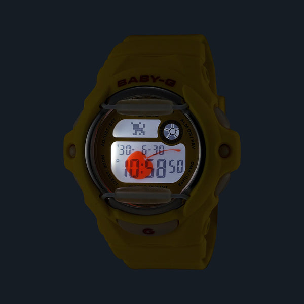 Casio G-Shock Ladies Baby-G 'Cherry On Top' Vibrant Yellow Digital Watch