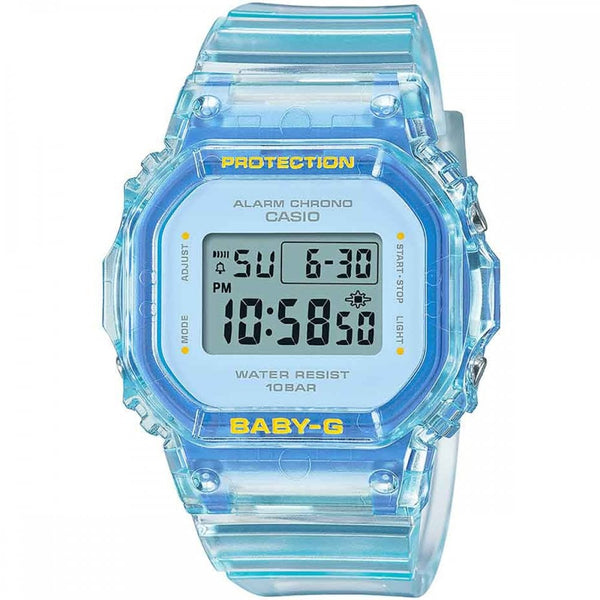 Casio G-Shock Ladies Baby-G Summer Jelly Blue Chic Digital Watch