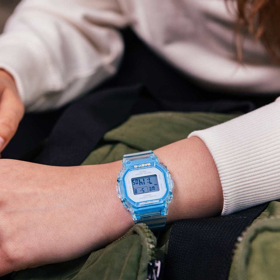 Casio G-Shock Ladies Baby-G Summer Jelly Blue Chic Digital Watch