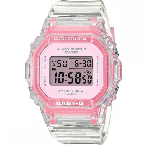 Casio G-Shock Ladies Baby-G Summer Jelly Pink Chic Digital Watch
