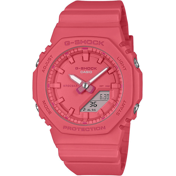 Casio G-Shock Ladies P2100 Series Bright Pink World Timer Watch