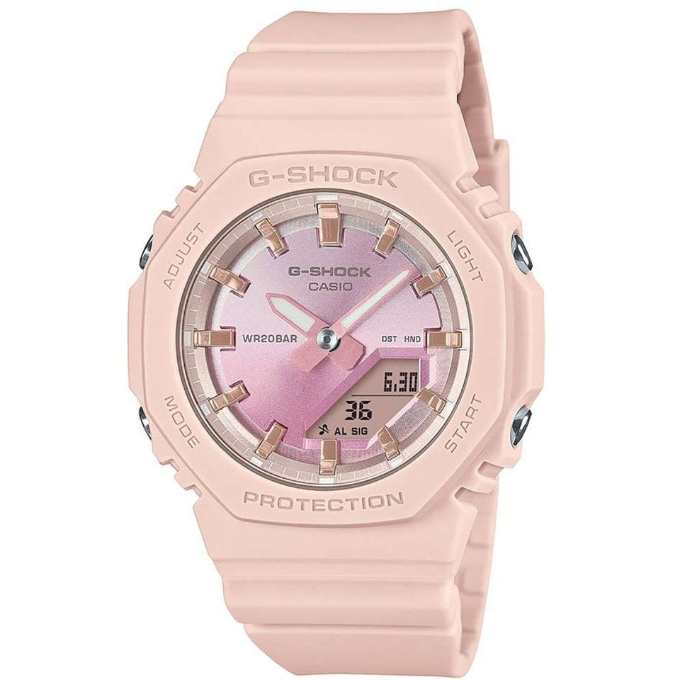Casio G-Shock Ladies P2100 Series Sunset Glow World Timer Watch