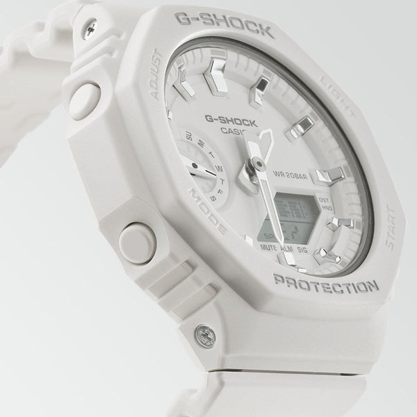 Casio G-Shock Ladies Quartz White Dial 43mm Carbon Reinforced Resin Watch