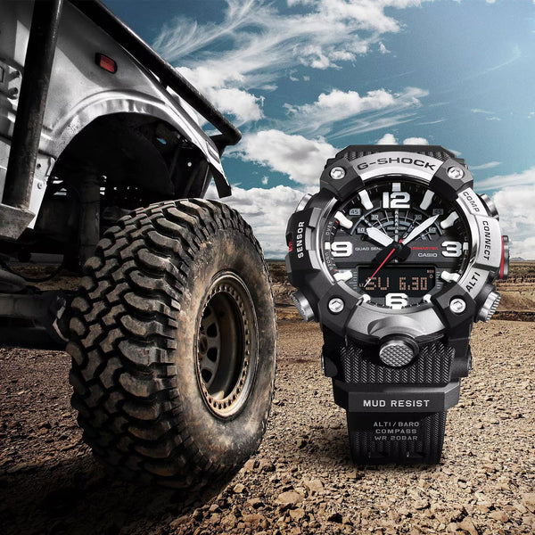 Casio G-Shock MASTER OF G LAND MUDMASTER Black 51mm Bluetooth® Watch